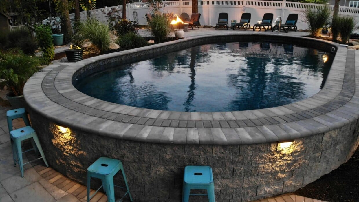 Radiant Pool Installations in Middleton, MA.